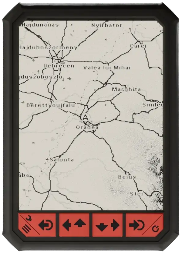 MipFly OneX panning and zooming through a map